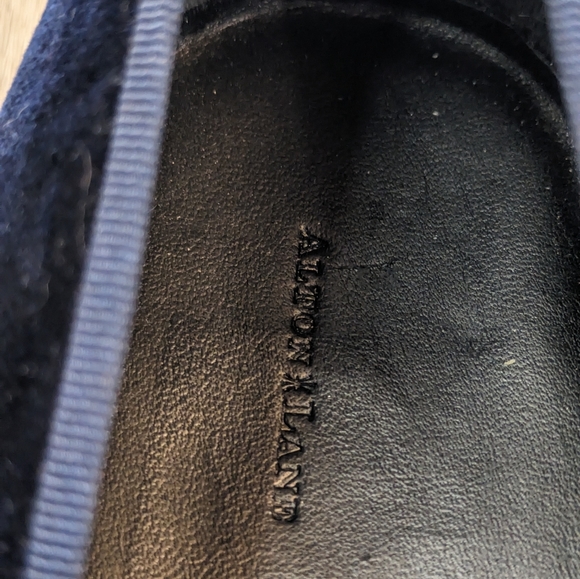 Alton Lane Blue Velvet Loafers. Size 12.5 - Picture 5 of 6